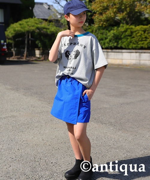 antiqua（アンティカ）の「水陸両用速乾キュロットパンツ（その他パンツ・キッズ・カーキ/ブラック/ブルー・160/130/150/120/140）」の18枚目の写真