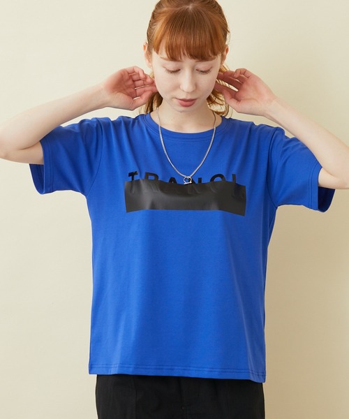 TRANOI（トラノイ）の「TRANOI.TEE（Tシャツ/カットソー・レディース・ブラック/カーキ/ブルー/ホワイト/ブラック系その他/ホワイト系その他/ベージュ・FREE）」の7枚目の写真