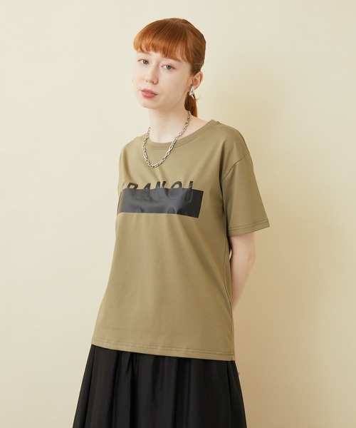 TRANOI（トラノイ）の「TRANOI.TEE（Tシャツ/カットソー・レディース・ブラック/カーキ/ブルー/ホワイト/ブラック系その他/ホワイト系その他/ベージュ・FREE）」の21枚目の写真