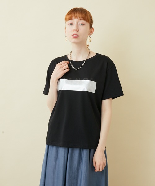 TRANOI（トラノイ）の「TRANOI.TEE（Tシャツ/カットソー・レディース・ブラック/カーキ/ブルー/ホワイト/ブラック系その他/ホワイト系その他/ベージュ・FREE）」の10枚目の写真