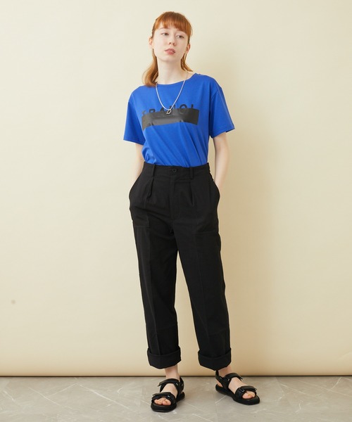 TRANOI（トラノイ）の「TRANOI.TEE（Tシャツ/カットソー・レディース・ブラック/カーキ/ブルー/ホワイト/ブラック系その他/ホワイト系その他/ベージュ・FREE）」の20枚目の写真