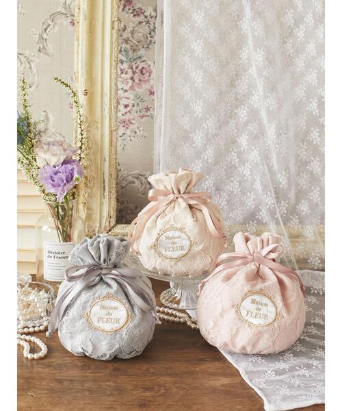 Maison de FLEUR（メゾンドフルール）の「レース巾着（ポーチ）」 - WEAR
