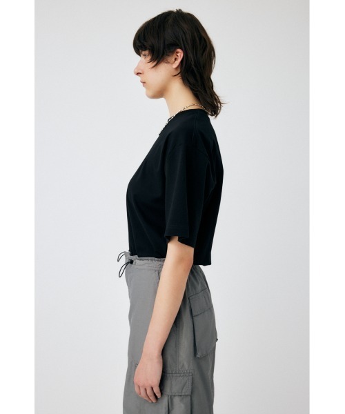 MOUSSY（マウジー）の「CORCORAN OVERSIZE C/N Tシャツ（Tシャツ/カットソー・レディース・ブラック/ターコイズブルー/ホワイト・FREE）」の12枚目の写真