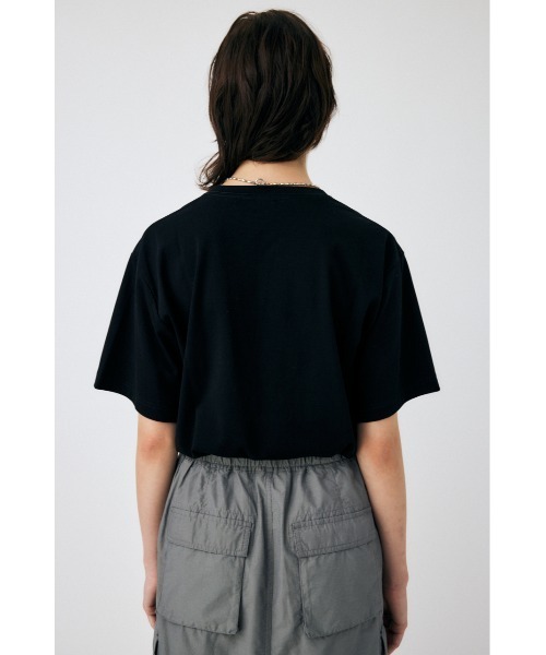 MOUSSY（マウジー）の「CORCORAN OVERSIZE C/N Tシャツ（Tシャツ/カットソー・レディース・ブラック/ターコイズブルー/ホワイト・FREE）」の7枚目の写真
