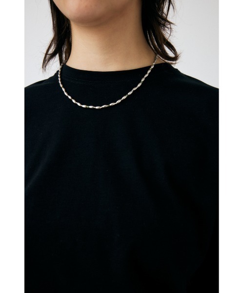 MOUSSY（マウジー）の「CORCORAN OVERSIZE C/N Tシャツ（Tシャツ/カットソー・レディース・ブラック/ターコイズブルー/ホワイト・FREE）」の22枚目の写真