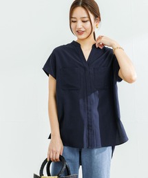 ポケット付エアリーシャツ