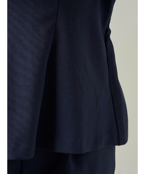 Perfect Suit FActory(パーフェクトスーツファクトリー)の「【セットアップ可能】麻調メッシュブラウス ベージュ/ネイビー(シャツ/ブラウス・レディース・ネイビー/ベージュ・M/S/L/SS)」の17枚目の写真