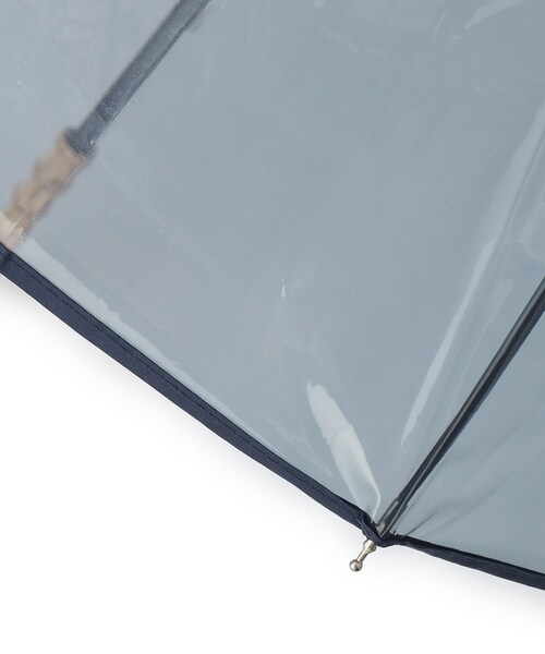 SHOO・LA・RUE（シューラルー）の「【長傘/because】12フレームクリアアンブレラ（長傘・レディース・グレー/ダークブラウン・00）」の5枚目の写真