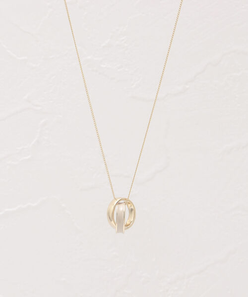 NOLLEY’S Sophi（ノーリーズソフィ）の「クロスリング ネックレス（ネックレス・レディース・シルバー/ゴールド・FREE）」の5枚目の写真