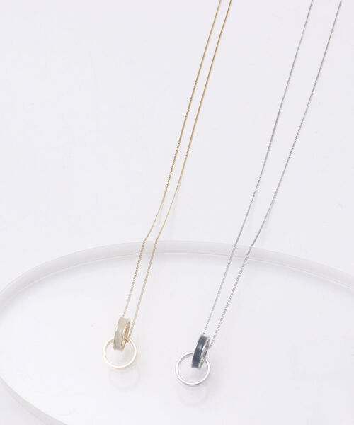 NOLLEY’S Sophi（ノーリーズソフィ）の「クロスリング ネックレス（ネックレス・レディース・シルバー/ゴールド・FREE）」の10枚目の写真