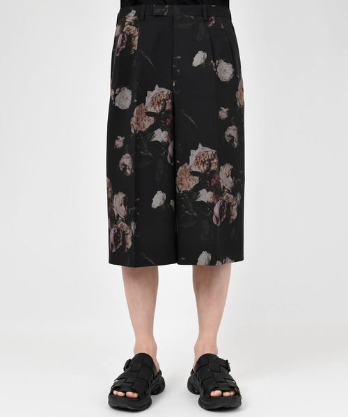 LAD MUSICIAN 18SS フラワーパターンワイドスラックス LAD MUSICIAN 18SS フラワーパターンワイドスラックス