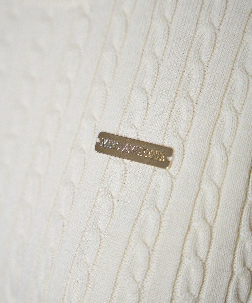 MIRO AMURETTE（ミロアミュレット）の「MIRO cable summer knit/ケーブルサマーニット（ニット/セーター・レディース・グレー/アイボリー・FREE）」の16枚目の写真
