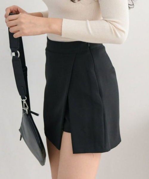 almo（アルモ）の「スリットスカートパンツ(BEY)（スカート・レディース・ブラック・X-SMALL/SMALL/MEDIUM/LARGE）」の11枚目の写真