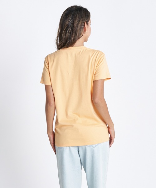 ROXY(ロキシー)の「FIREWORK BOX LOGO/ロキシー花柄ロゴ半袖Tシャツ(Tシャツ/カットソー・レディース・ホワイト/ブラック/オレンジ・MEDIUM/LARGE/SMALL)」の9枚目の写真