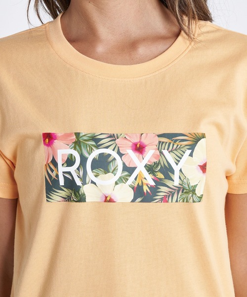 ROXY(ロキシー)の「FIREWORK BOX LOGO/ロキシー花柄ロゴ半袖Tシャツ(Tシャツ/カットソー・レディース・ホワイト/ブラック/オレンジ・MEDIUM/LARGE/SMALL)」の10枚目の写真