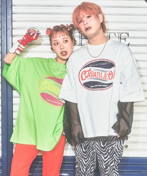 PBLIM(ページボーイリム)の「PBLIM/まんまる子コラボビッグT(Tシャツ/カットソー・レディース・ライトグリーン/レッド/オフホワイト・FREE)」の14枚目の写真