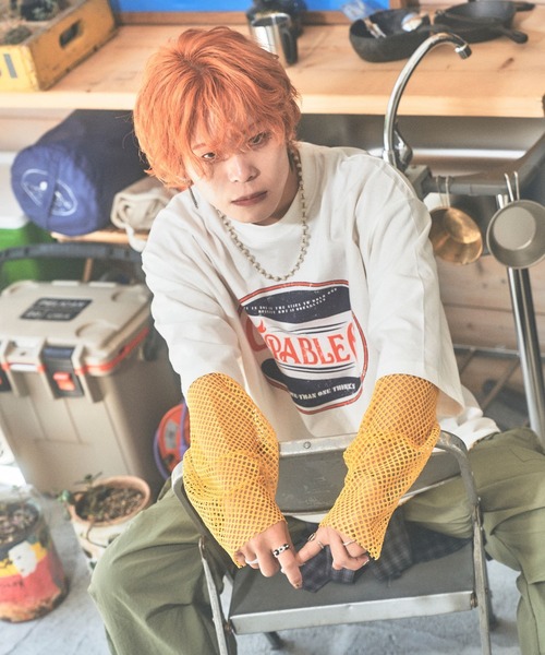 PBLIM(ページボーイリム)の「PBLIM/まんまる子コラボビッグT(Tシャツ/カットソー・レディース・ライトグリーン/レッド/オフホワイト・FREE)」の15枚目の写真