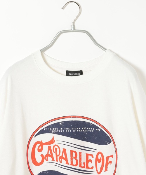 PBLIM(ページボーイリム)の「PBLIM/まんまる子コラボビッグT(Tシャツ/カットソー・レディース・ライトグリーン/レッド/オフホワイト・FREE)」の12枚目の写真