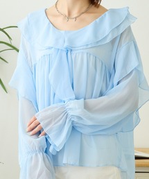 フリルシアーブラウス