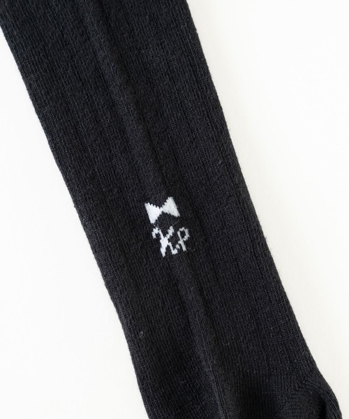 KP DECO（ケーピーデコ）の「日本製/ワンポイント入りタイツ（タイツ/ストッキング・キッズ・ブラック/杢グレー/オフホワイト・120cm/135/95cm/105cm/85cm）」の5枚目の写真