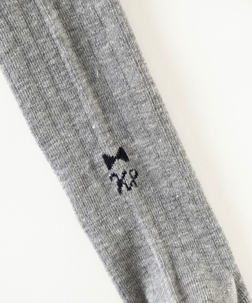 KP DECO（ケーピーデコ）の「日本製/ワンポイント入りタイツ（タイツ/ストッキング・キッズ・ブラック/杢グレー/オフホワイト・120cm/135/95cm/105cm/85cm）」の6枚目の写真