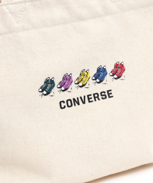 CONVERSE(コンバース)の「【CONVERSE/コンバース】CV FIVE SHOES PRINT 2WAY TOTE BAG プリント2ウェイトートバッグ(ショルダーバッグ・メンズ・ホワイト/ブラック・FREE)」の10枚目の写真