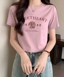 SONA | SONA セミクロップラビットTシャツ(Tシャツ/カットソー)