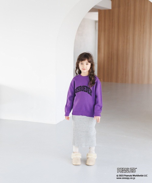 BAYFLOW（ベイフロー）の「ワイドリブスカート（KIDS）（スカート・キッズ・ブラック/イエロー/グレー・140cm/130cm/120cm/110cm）」の16枚目の写真