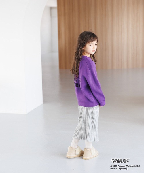 BAYFLOW（ベイフロー）の「ワイドリブスカート（KIDS）（スカート・キッズ・ブラック/イエロー/グレー・140cm/130cm/120cm/110cm）」の17枚目の写真