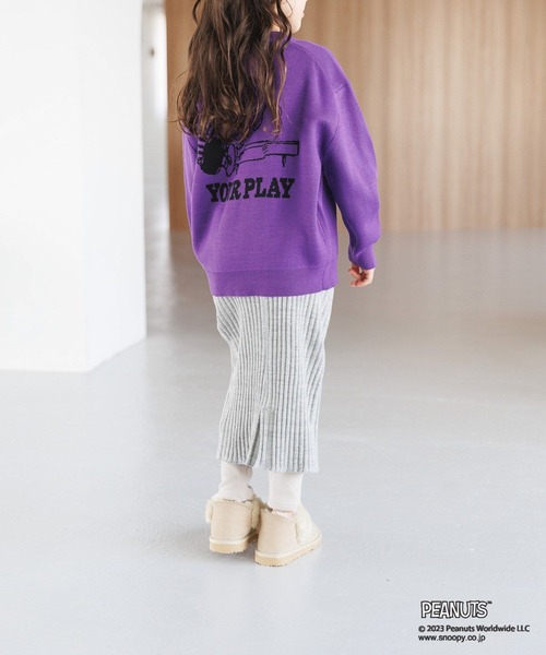 BAYFLOW（ベイフロー）の「ワイドリブスカート（KIDS）（スカート・キッズ・ブラック/イエロー/グレー・140cm/130cm/120cm/110cm）」の18枚目の写真