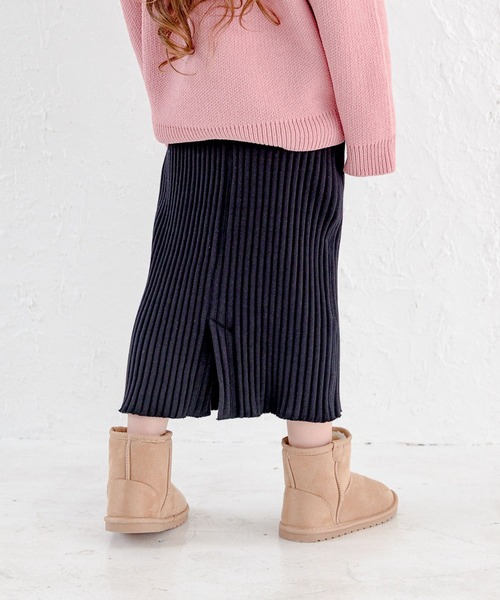 BAYFLOW（ベイフロー）の「ワイドリブスカート（KIDS）（スカート・キッズ・ブラック/イエロー/グレー・140cm/130cm/120cm/110cm）」の11枚目の写真