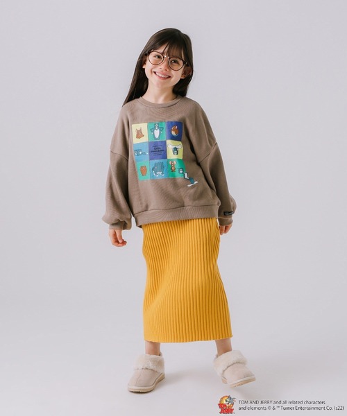 BAYFLOW（ベイフロー）の「ワイドリブスカート（KIDS）（スカート・キッズ・ブラック/イエロー/グレー・140cm/130cm/120cm/110cm）」の15枚目の写真