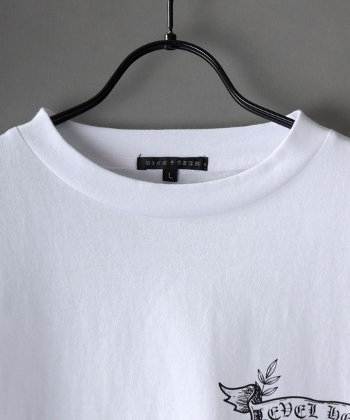 SITRY(シトリー)の「oversize rude graphic print long sleeve T-shirt/オーバーサイズ ルードグラフィック ロングスリーブTシャツ(Tシャツ/カットソー・メンズ・ホワイト/ブラック系その他/ホワイト系その他/ブラック・L/M)」の6枚目の写真