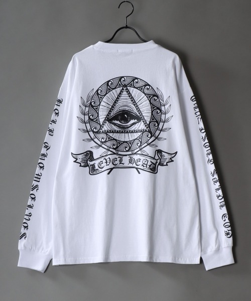 SITRY(シトリー)の「oversize rude graphic print long sleeve T-shirt/オーバーサイズ ルードグラフィック ロングスリーブTシャツ(Tシャツ/カットソー・メンズ・ホワイト/ブラック系その他/ホワイト系その他/ブラック・L/M)」の10枚目の写真
