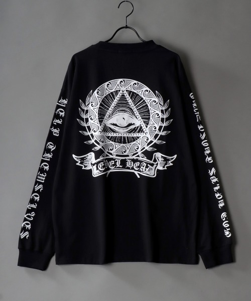SITRY(シトリー)の「oversize rude graphic print long sleeve T-shirt/オーバーサイズ ルードグラフィック ロングスリーブTシャツ(Tシャツ/カットソー・メンズ・ホワイト/ブラック系その他/ホワイト系その他/ブラック・L/M)」の14枚目の写真