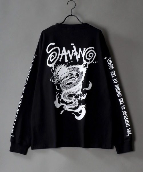 SITRY(シトリー)の「oversize rude graphic print long sleeve T-shirt/オーバーサイズ ルードグラフィック ロングスリーブTシャツ(Tシャツ/カットソー・メンズ・ホワイト/ブラック系その他/ホワイト系その他/ブラック・L/M)」の17枚目の写真