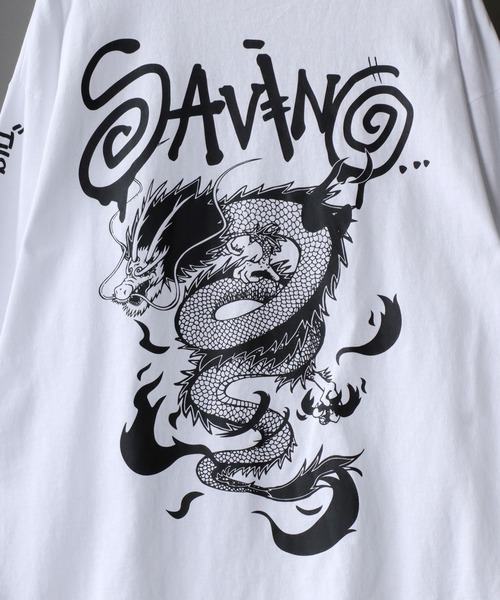 SITRY(シトリー)の「oversize rude graphic print long sleeve T-shirt/オーバーサイズ ルードグラフィック ロングスリーブTシャツ(Tシャツ/カットソー・メンズ・ホワイト/ブラック系その他/ホワイト系その他/ブラック・L/M)」の22枚目の写真