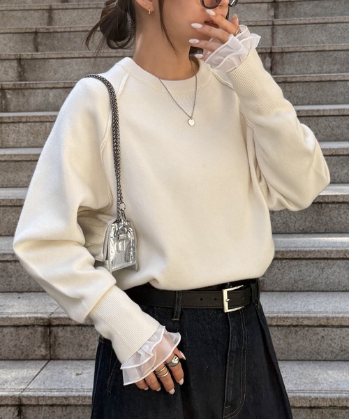 RANAN（ラナン）の「【新色追加】スウェットライクニット（ニット