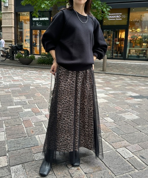 RANAN（ラナン）の「【新色追加】スウェットライクニット（ニット/セーター・レディース・イエロー/ライトベージュ/ピンク/ライトグレー/ライトブルー/ブラック/アイボリー/チャコールグレー/ブルー/グリーン・L/M/LL）」の18枚目の写真