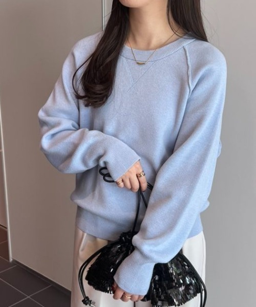 RANAN（ラナン）の「【新色追加】スウェットライクニット（ニット