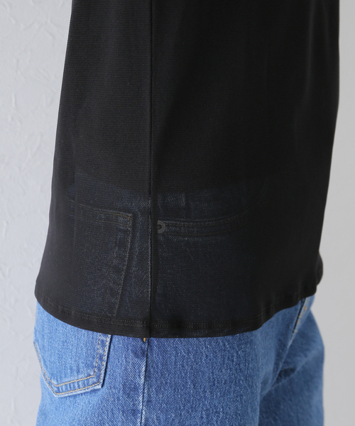 SLOBE IENA（スローブイエナ）の「ラッフルスリーブチュールプルオーバー（Tシャツ/カットソー・レディース・ブラック/ベージュ・FREE）」の8枚目の写真