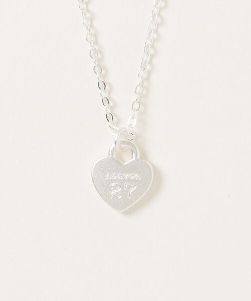 MILKFED.(ミルクフェド)の「HEART PADLOCK NECKLACE(ネックレス・レディース・ゴールド/シルバー・ONE SIZE)」の9枚目の写真