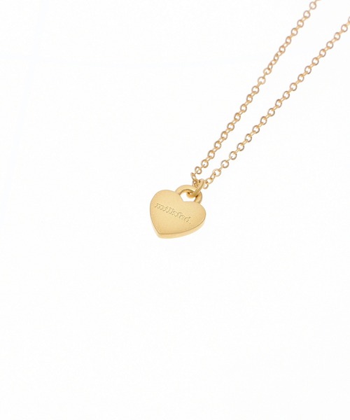 MILKFED.(ミルクフェド)の「HEART PADLOCK NECKLACE(ネックレス・レディース・ゴールド/シルバー・ONE SIZE)」の5枚目の写真