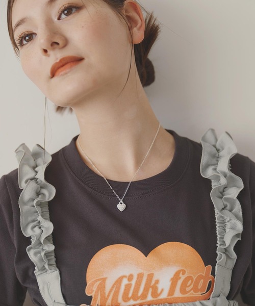 MILKFED.(ミルクフェド)の「HEART PADLOCK NECKLACE(ネックレス・レディース・ゴールド/シルバー・ONE SIZE)」の17枚目の写真