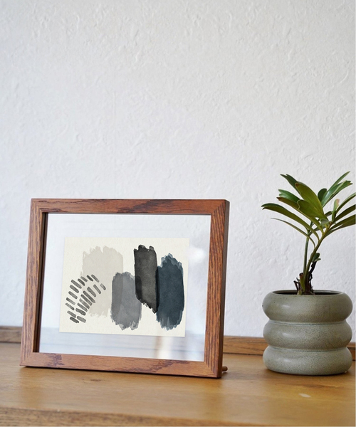 journal standard Furniture (ジャーナルスタンダードファニチャー)の「RONDA Frame 2L 4th ロンダフレーム ※ ガラス フォトフレーム 額縁(フォトフレーム・レディース・ベージュ/ブラウン・FREE)」の3枚目の写真