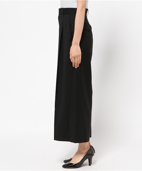 martinique（マルティニーク）の「martinique/ウールガウチョパンツ（その他パンツ・レディース・ブラック/ベージュ・1）」の4枚目の写真