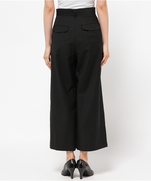 martinique（マルティニーク）の「martinique/ウールガウチョパンツ（その他パンツ・レディース・ブラック/ベージュ・1）」の5枚目の写真