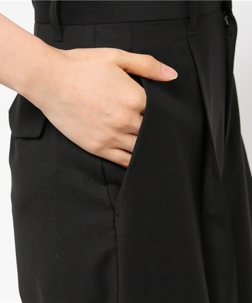 martinique（マルティニーク）の「martinique/ウールガウチョパンツ（その他パンツ・レディース・ブラック/ベージュ・1）」の8枚目の写真