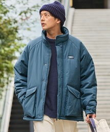 ビッグシルエット スタンドカラー パディングジャケット / 撥水・防風【THE CRAFT CREW PRODUCTS】