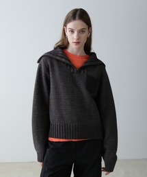 AVIREX | ZIP TURTLE NECK MELANGE KNIT TOPS/ジップタートルネック メランジニットトップス(ニット/セーター)